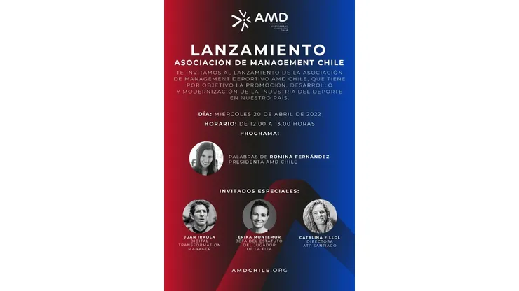Los profesionales de la industria deportiva nacional lanza su propia plataforma: la Asociación de Management Deportivo de Chile