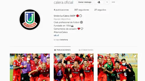 Unión La Calera cambia de cuenta de Instagram