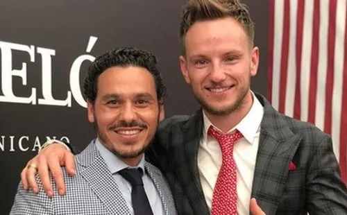 Del Nido y Rakitic en la Feria sevillana