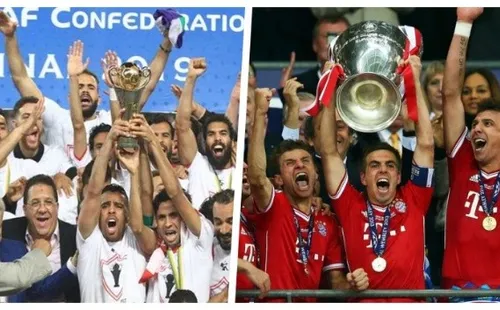 6) Zamalek y Bayern Munich: 11 títulos