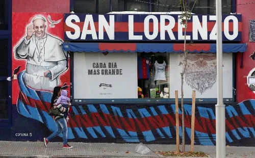 Mural del Papa Francisco