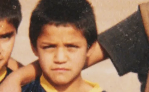 El pequeño Alexis Sánchez