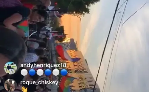 Transmisión en vivo de la manifestación (@FrojasDavidson)