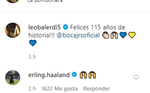 Comentario de Haaland