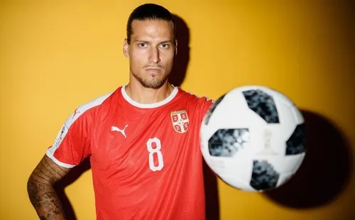 Prijovic fue parte de la delegación de Serbia en Rusia 2018