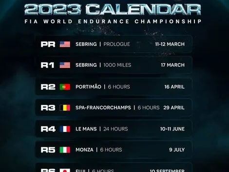 WEC se expande a siete jornadas en 2023