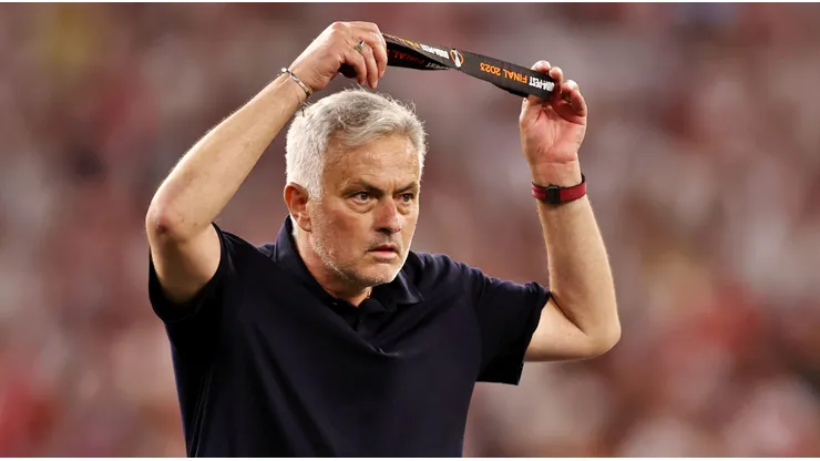 The Special One dejó una imagen para el recuerdo tras perder la final.