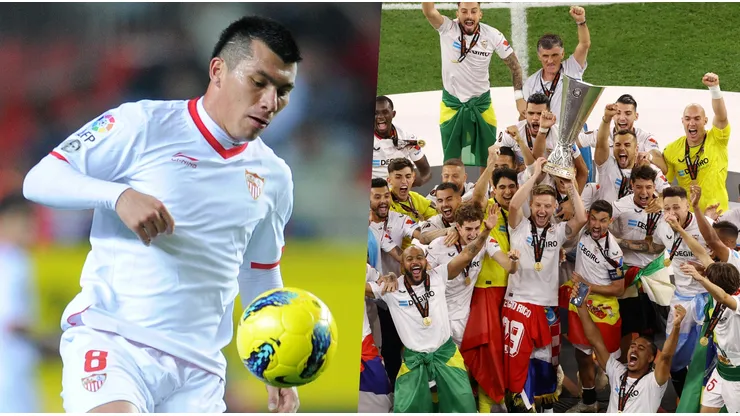 Sevilla ganó tres Europa League al hilo tras la partida de Medel.