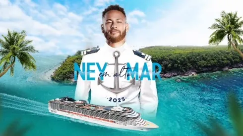 Neymar promete ser el capitán del crucero del carrete por tres días en Brasil.
