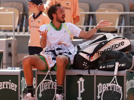 Terminó el romance: Daniil Medvedev vuelve a odiar la arcilla
