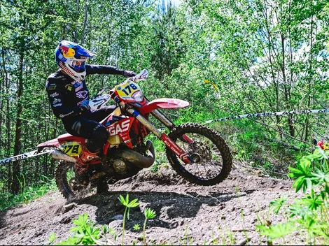 Benjamín Herrera lucha por el Top 5 del Enduro GP y suma un octavo puesto en Finlandia