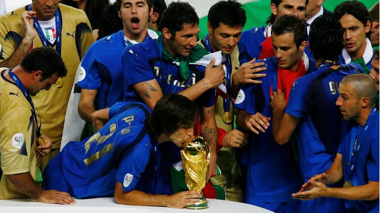 Andrea Pirlo fue campeón del Mundial de Alemania 2006 con Italia.