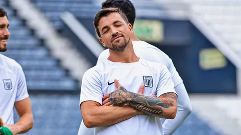 Gabriel Costa celebró en Perú con Alianza Lima.