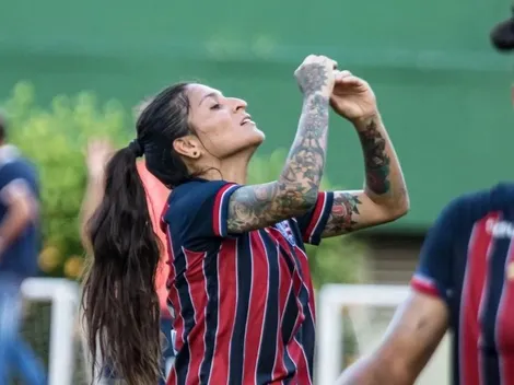 El golazo de Yenny Acuña en la derrota de Bahía en Brasil