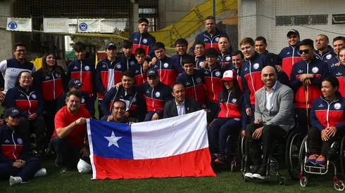 Se presentaron los abanderados para los Juegos Paralímpicos Juveniles de Bogotá.