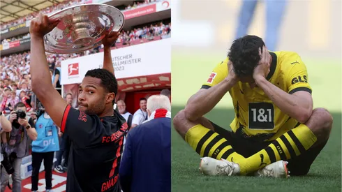 Serge Gnabry festejó mucho en el Bayern Múnich campeón de la Bundesliga. Mats Hummels todo lo contrario en el Borussia Dortmund.