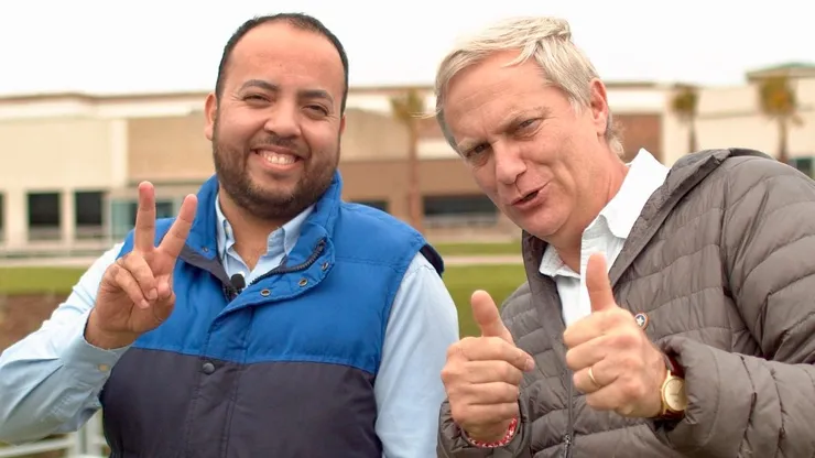 Aldo Sanhueza junto a José Antonio Kast