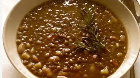 Receta de lentejas paso a paso.