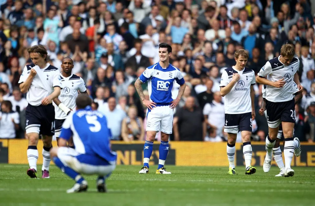 Birmingham City con perdió la categoría en esa temporada 2010-2011 y desde ese entonces lleva Championship sin poder volver a la Premier League. | Foto: Getty Images.