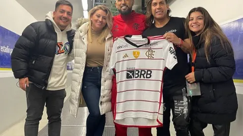 Vidal y Sanhueza compartieron en Collao