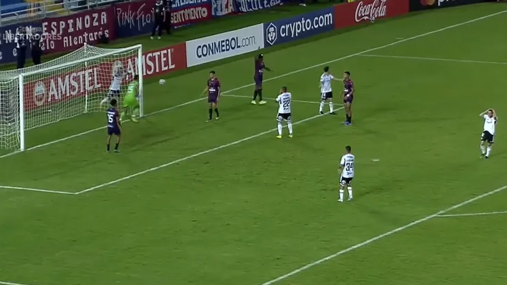 La reacción de Conmebol Libertadores al fatídico cabezazo de Benegas en la visita de Colo Colo a Monagas.