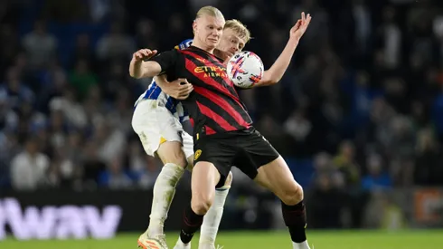 Manchester City se llevó un empate sufrido en su visita al Brighton. Foto: Getty Images