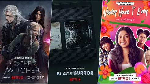 Estrenos de Netflix en junio: The Witcher 3, Black Mirror 6 y más