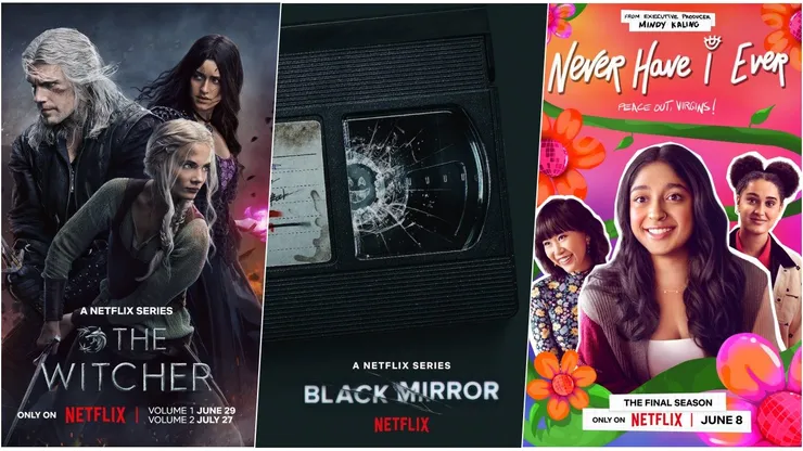 Estrenos de Netflix en junio: The Witcher 3, Black Mirror 6 y más