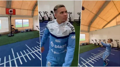 El ex jugador de Universidad de Chile que se burló de la U volvió al CDA para preparar con Santos el partido frente a Audax por la Sudamericana.