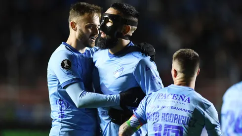 Ronnie Fernández tuvo un heroico regreso a las canchas con el Bolívar. Foto: Comunicaciones Conmebol Libertadores.