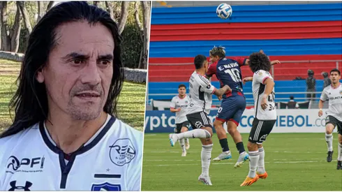 Coca Mendoza aburrido con otro "condoro" de Maximiliano Falcón en Colo Colo.