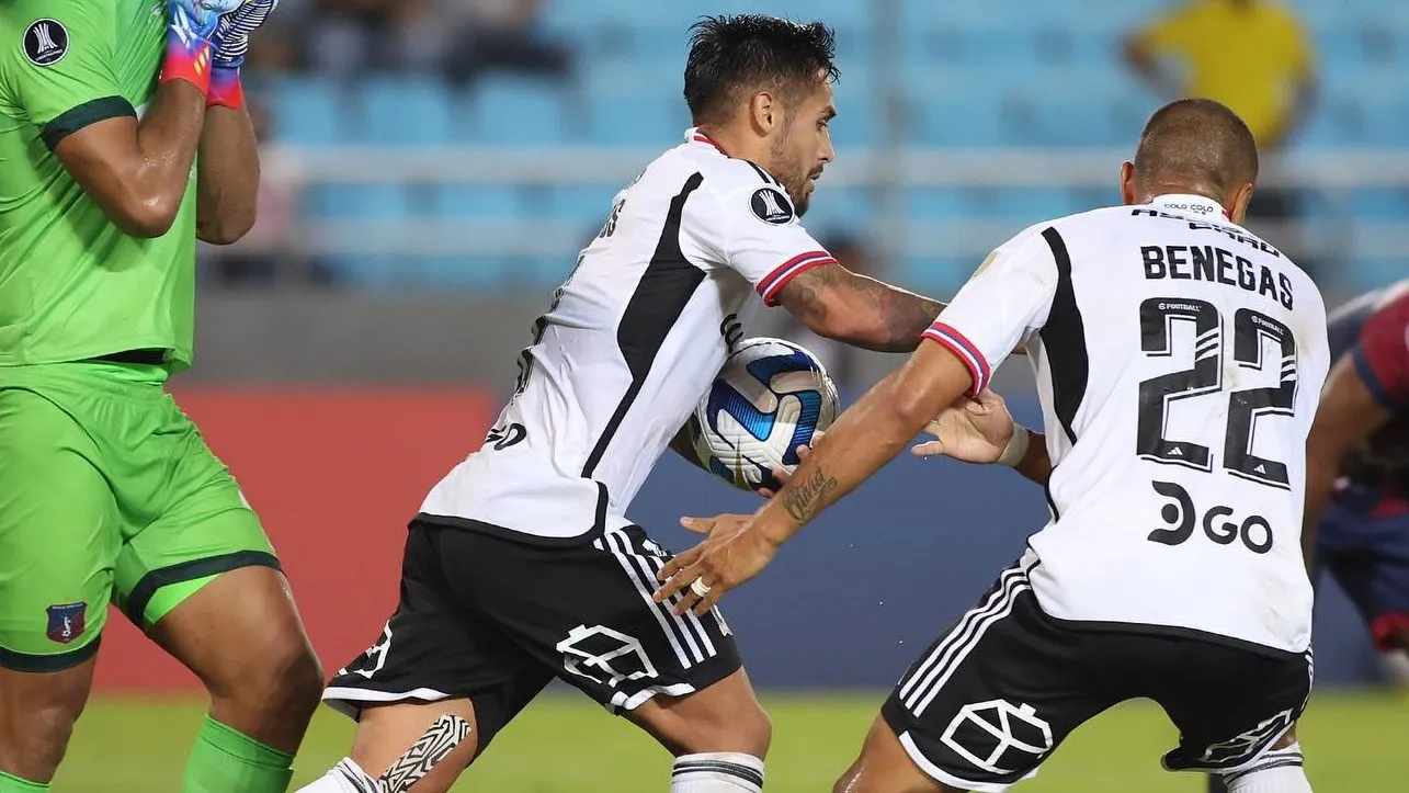 Colo Colo tuvo que sufrir hasta el final para llevarse un empate con Monagas. Foto: Comunicaciones Colo Colo.
