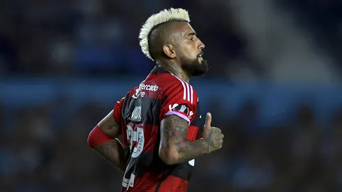 Arturo Vidal vive su momento más duro en el Flamengo, pero en Chile recibió el cariño que no tiene en Brasil. Foto: Getty Images
