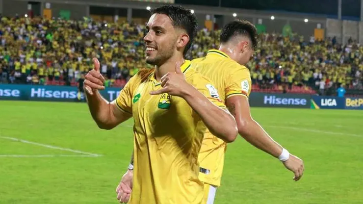 Gonzalo Lencina, el delantero argentino que miran en Colo Colo, según la prensa colombiana.