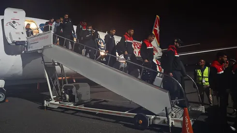 Colo Colo ya está en Maturin para el choque con Monagas. Foto: Comunicaciones Colo Colo.