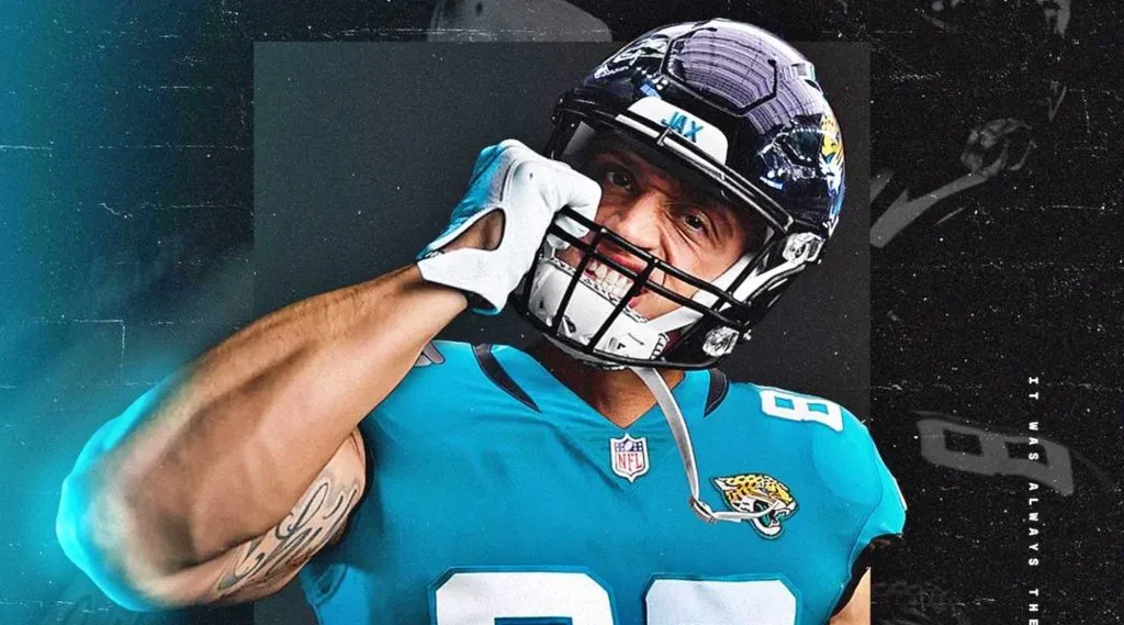 Sammis Reyes defenderá en los Jaguars su tercera franquicia en la NFL. | Foto: Jaguars.