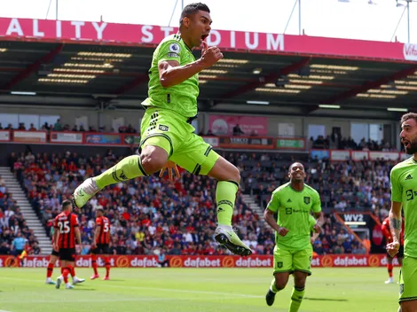 Golazo de Casemiro deja al United a nada de la Champions