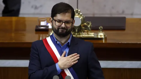 Presidente Gabriel Boric en su primera Cuenta Pública