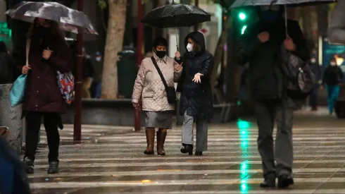 Lluvia en seis regiones del país.