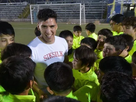 La sorpresiva visita de Marcelino a niños de Colina