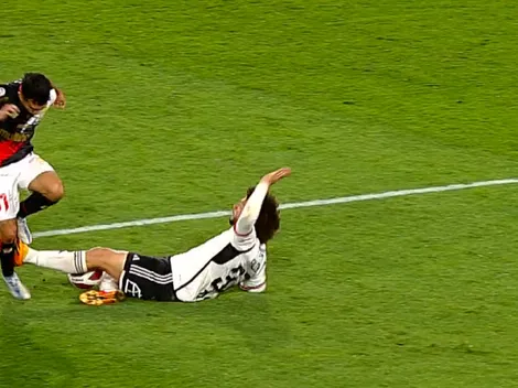 VAR y roja directa: Falcón es expulsado en Colo Colo