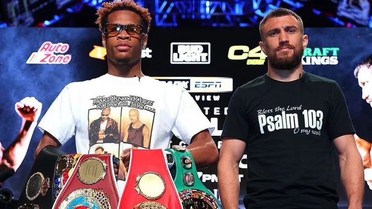 Haney defenderá sus cinturones ante Lomachenko.