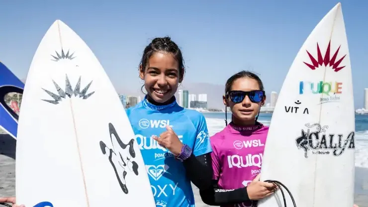 Isi y Mata comenzaron en el surf hace cuatro años.
