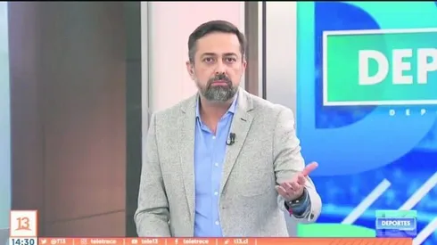 El periodista tuvo que pedir disculpas al arquero Nelson Espinoza.