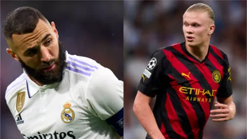 Karim Benzema y Erling Haaland jugarán por el Real Madrid y el Manchester City la revancha de la semifinal en la Champions League.