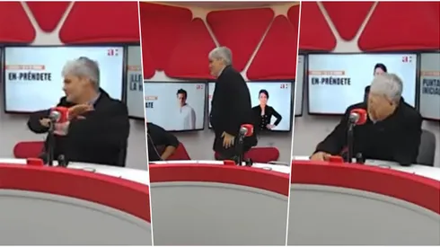 Guarello se para y se va tras escuchar que la U hizo un buen partido ante Cobresal.