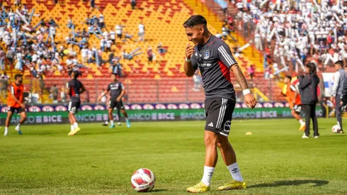 Jordhy Thompson en el trabajo precompetitivo ante la UC: vuelve a las citaciones de Colo Colo vs- Curicó Unido.