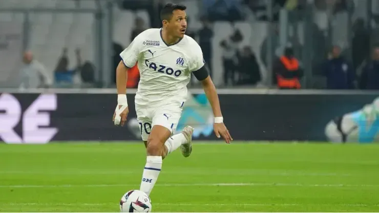 Alexis Sánchez está en proceso de renovación con el Olympique de Marsella. Foto: Imago.