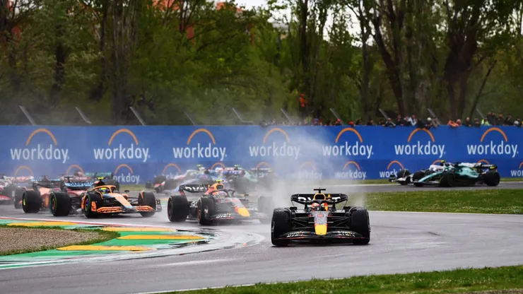 El GP de la Emilia Romagna del 2022 también se disputó con mal clima