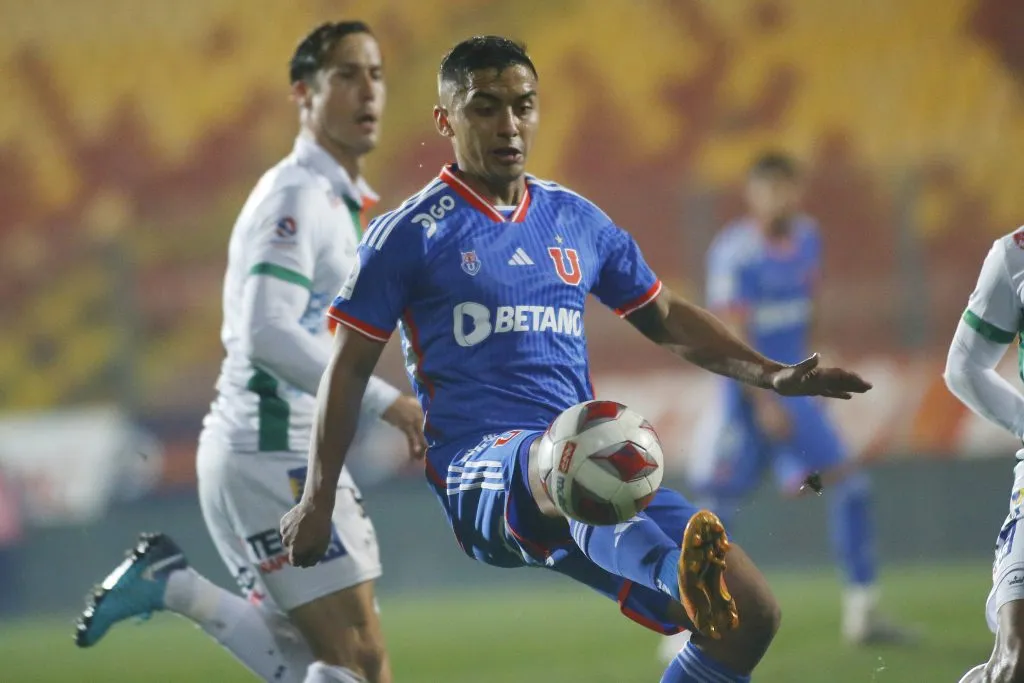 Nicolás Guerra no pudo mover el marcador en la U. Foto: Marcelo Hernandez/Photosport